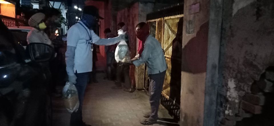 7th Distribution Drive at Lalru and Kauli Majra Derabassi on 12th April 2020 Drive Photo